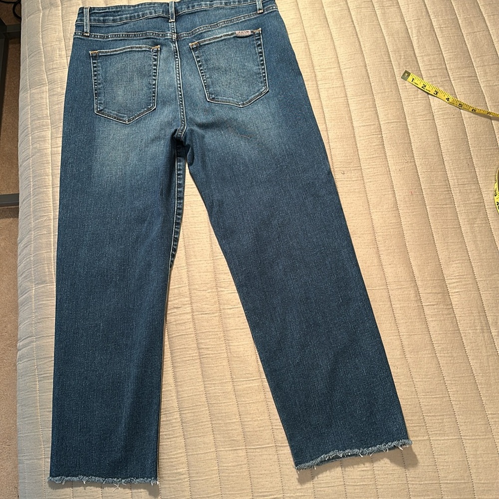 Joe's Jeans Blue Ankle Cropped Denim, high rise - Picture 3 of 12